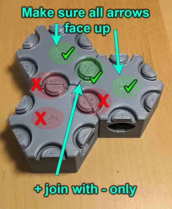 Hextraction modular board.